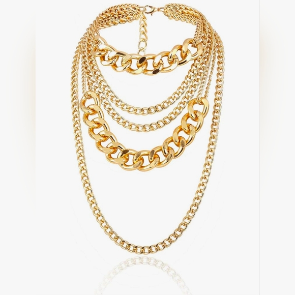 Jewelry - Elegant Gold‎ Chain Necklace